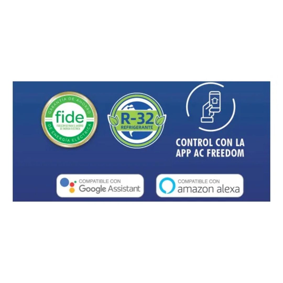 Minisplit Aux Inverter 1 Ton 220v Wifi Solo Frio