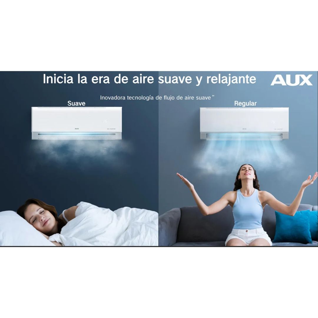 Minisplit Aux Inverter 1 Ton 110v Wifi Frio/calor Gas R32
