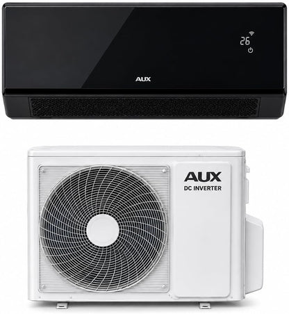 Minisplit Inverter AUX 1 Tonelada 220V Negro
