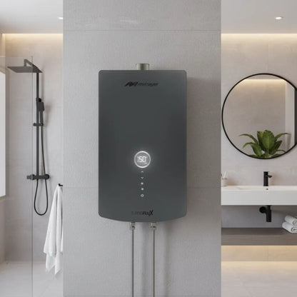 Boiler Gris Mirage Mbf12ag/h Gas Y Eléctrico Wifi Inverter Gris Oscuro - Econosol