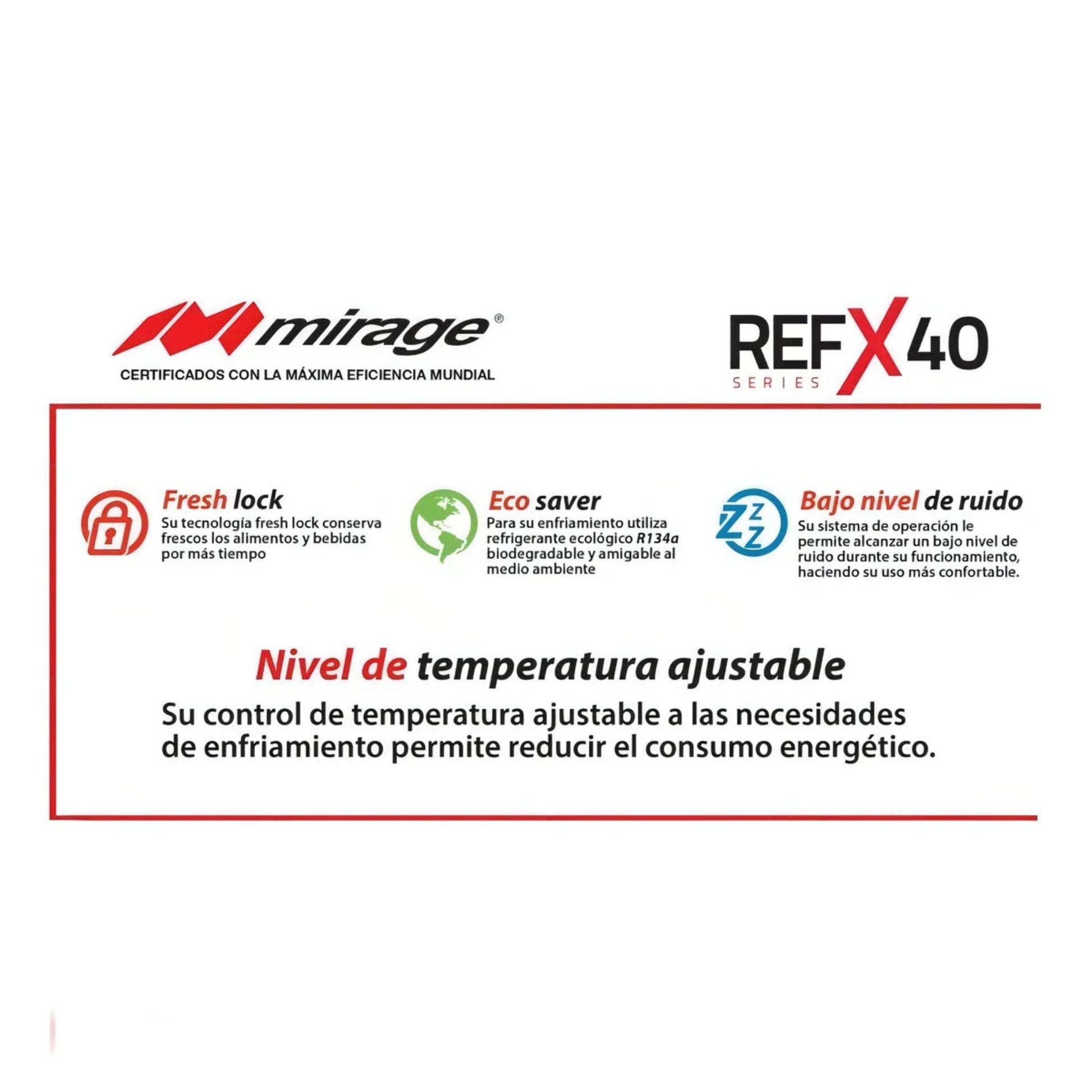 Frigobar Mirage MRX33ES - Econosol