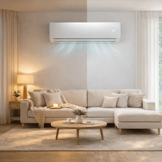 Minisplit Aurus 1 Tonelada 110v Frio/Calor Aru - h12a1/of Blanco - Econosol