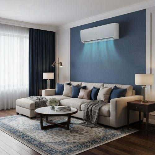 Minisplit Aux Inverter 2 Toneladas 220v Wifi Solo Frio Gris - Econosol