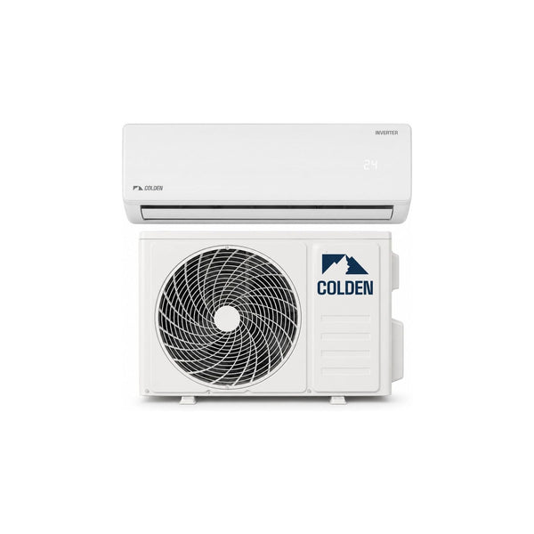 Minisplit Colden Inverter 1 Ton 110v Frío Calor 60% Ahorro Blanco