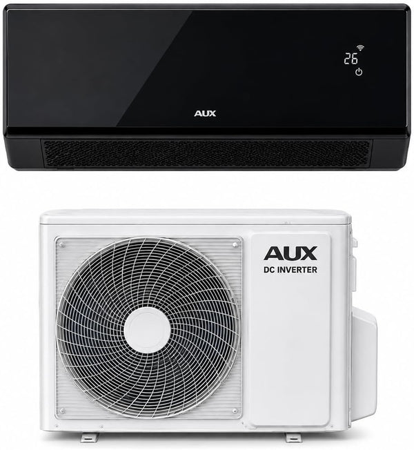 Minisplit Inverter AUX 1 Tonelada 220V Negro