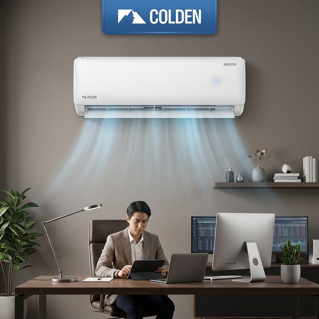 Minisplit Inverter Colden 2 Toneladas 220V Frío y Calor - Econosol