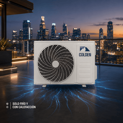 Minisplit Inverter Colden 2 Toneladas 220V Frío y Calor - Econosol