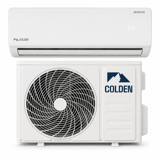 Minisplit Inverter Colden 2 Toneladas 220V Frío y Calor - Econosol